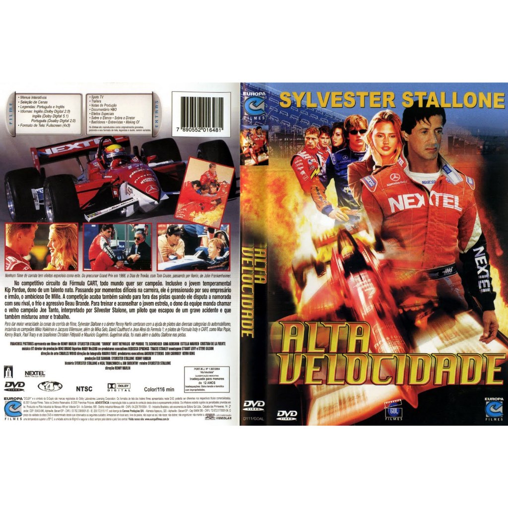 DVD Original Alta Velocidade (Sylvester Stallone)