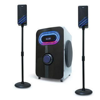 Home Theather 2.1 Para TV Bluetooth RGB Potente Subwoofer 1000W Com Controle 2 entradas P1...