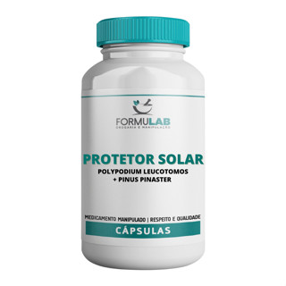 Pinus Pinaster 150mg + Polypodium Leucotomos 250mg - 60 Cápsulas