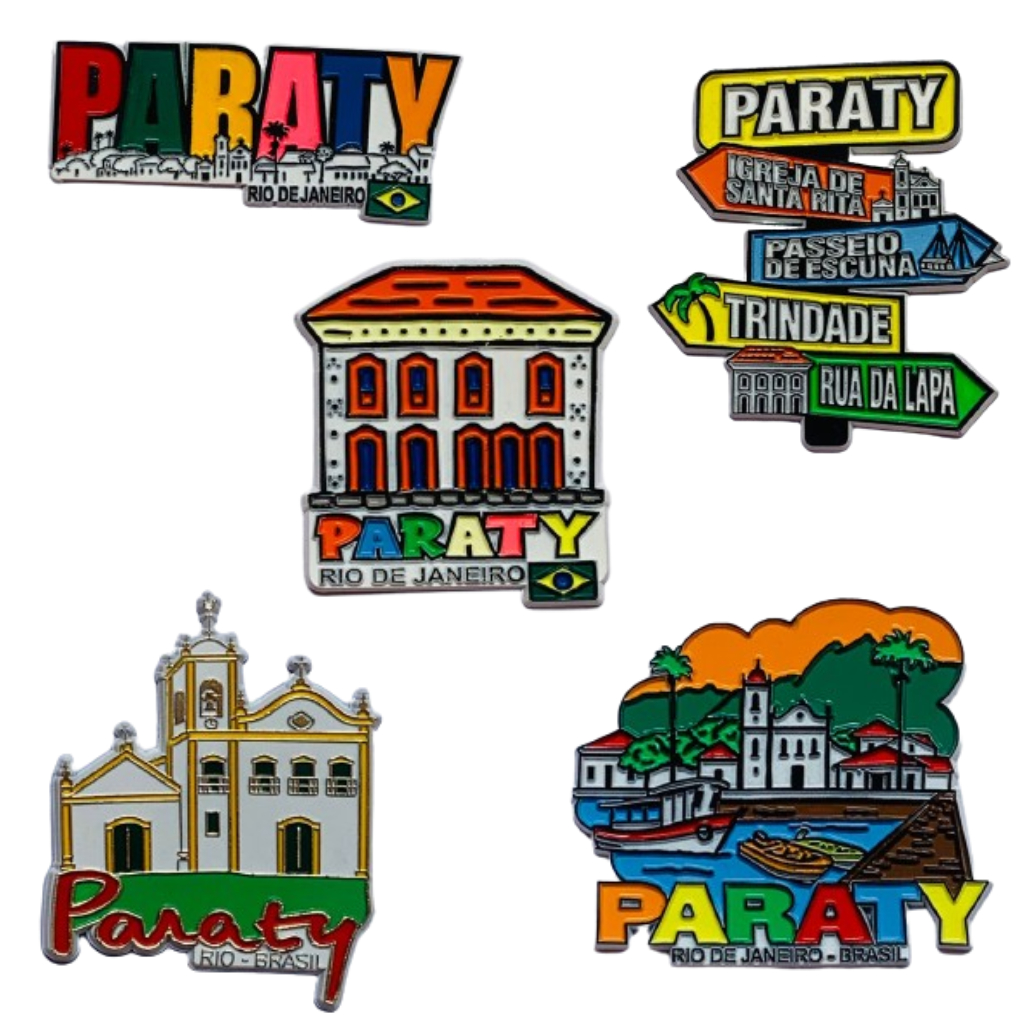 Ímãs de Geladeira Emborrachados Paraty