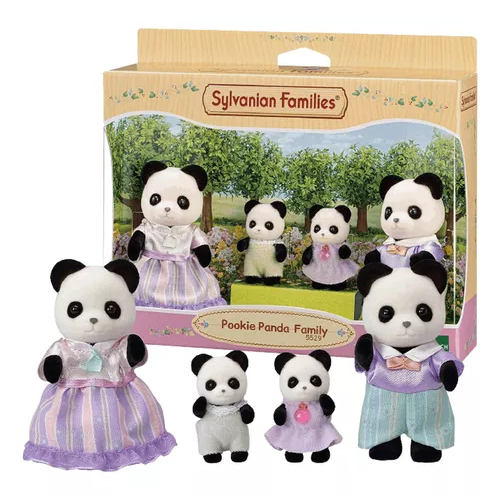 Brinquedo Sylvanian Families Família Dos Pandas Graciosos - Epoch 5529