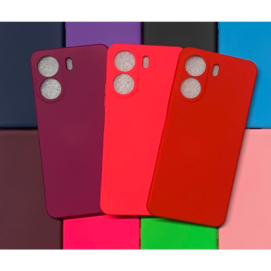 Kit capa + pelicula 3D Xiaomi Redmi 13C / Poco C65 Ou apenas capinha de silicone aveludado em Oferta na Shopee