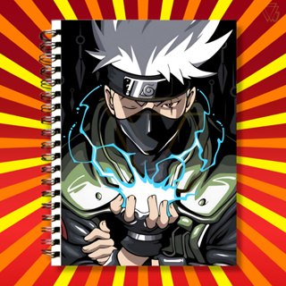 Adesivo Para Capa de Caderno Kakashi Hatake Anime Naruto Top Excelente Qualidade em Oferta na Shopee