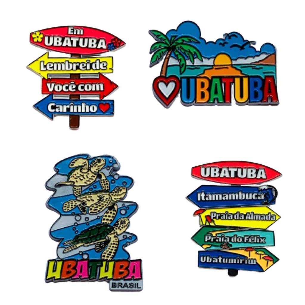Ímãs de Geladeira Emborrachados Ubatuba