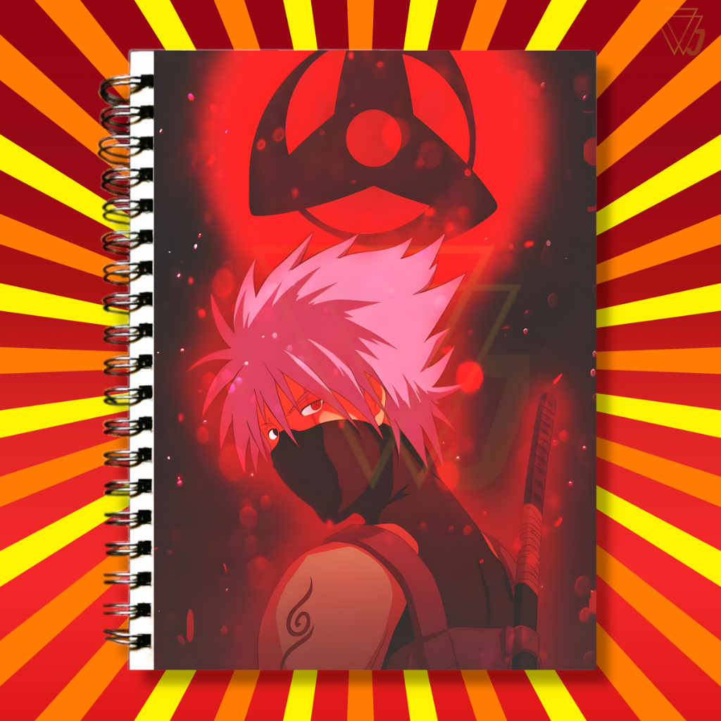 Adesivo Para Capa de Caderno Anime Naruto Kakashi O Ninja Copiador Excelente Qualidade