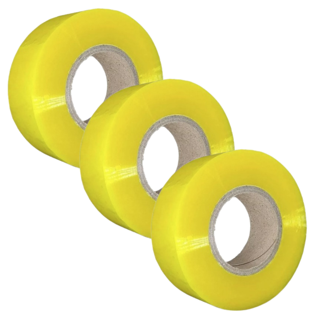 Kit 3 Fita Adesiva Durex Larga 500m Transparente Grande Embalar Caixa e Encomendas