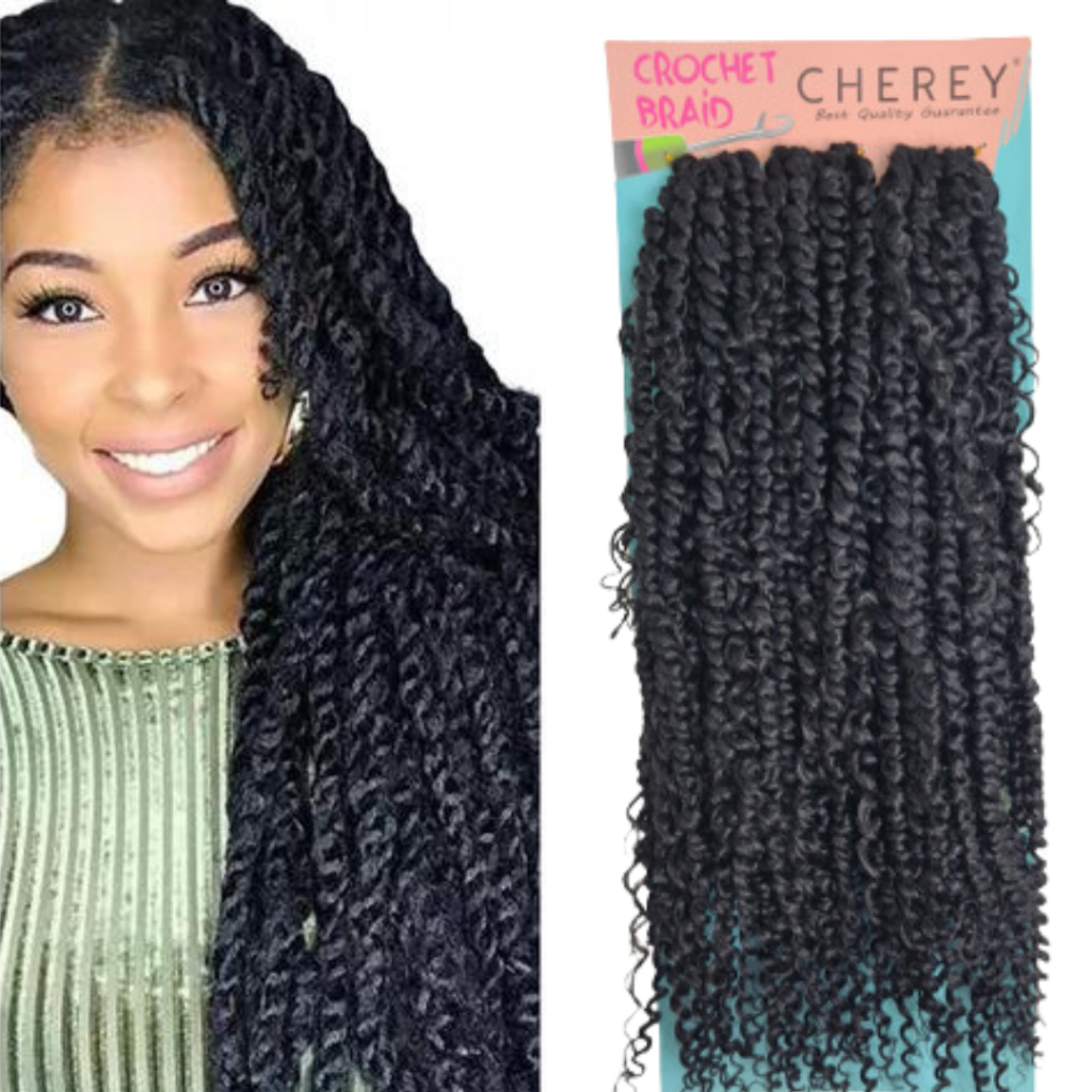 Cabelo Torcido Twist Boho Cacheado Passion Cherey Sintético 300g em Oferta na Shopee