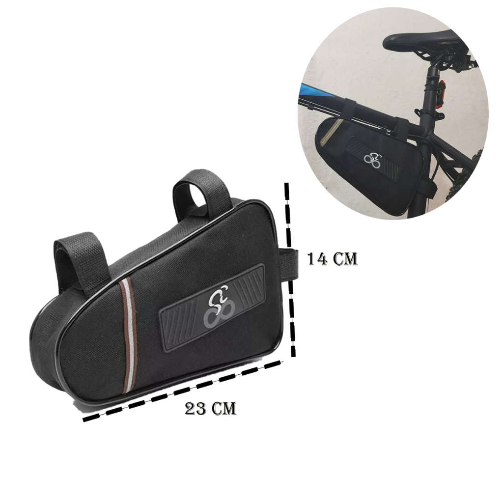 Bolsa De Quadro Triangular para Bicicleta