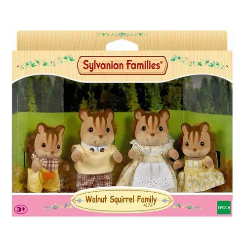 Brinquedo Sylvanian Families Familia Dos Esquilos Noz - Epoch 4172