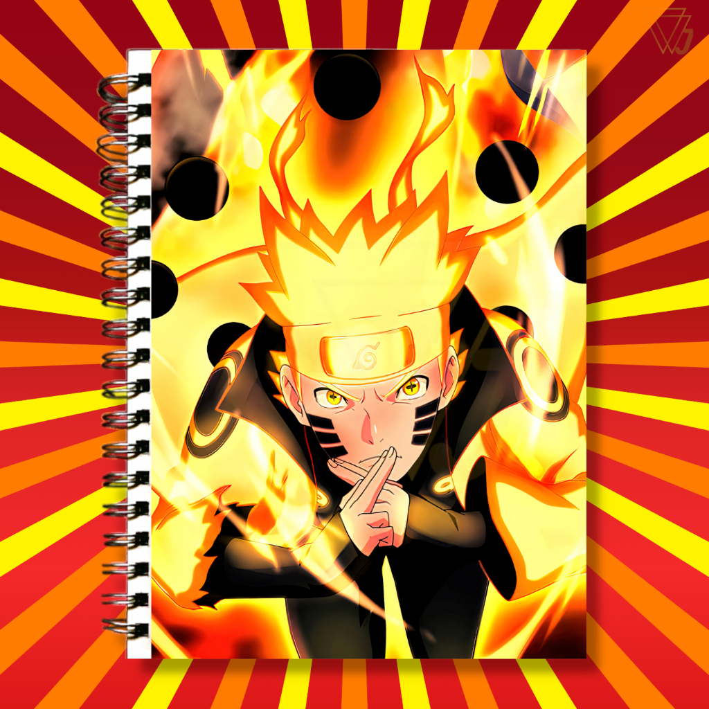 Adesivo Para Capa de Caderno Naruto Baryon Anime Naruto Excelente Qualidade