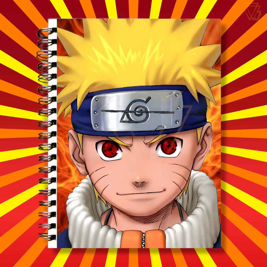 Adesivo Para Capa de Caderno Naruto Uzumaki Anime Naruto Excelente Qualidade