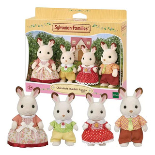 Sylvanian Families Família Dos Coelhos Chocolate - Epoch 5655 em Oferta na Shopee