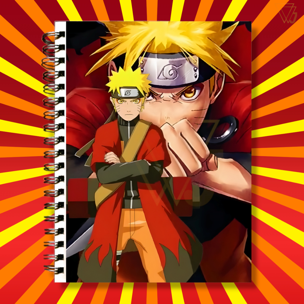 Adesivo Para Capa de Caderno Anime Naruto Excelente Qualidade Naruto Uzumaki Top