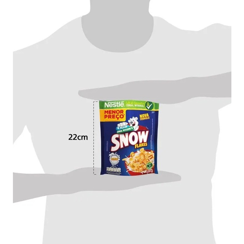 Cereal Matinal Integral Snow Flakes 120g - Nestlé · foto 2
