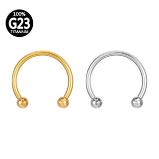 Piercing Titânio Pvd Ferradura lapidada Septo, Helix, Daith, Mamilo em Oferta na Shopee