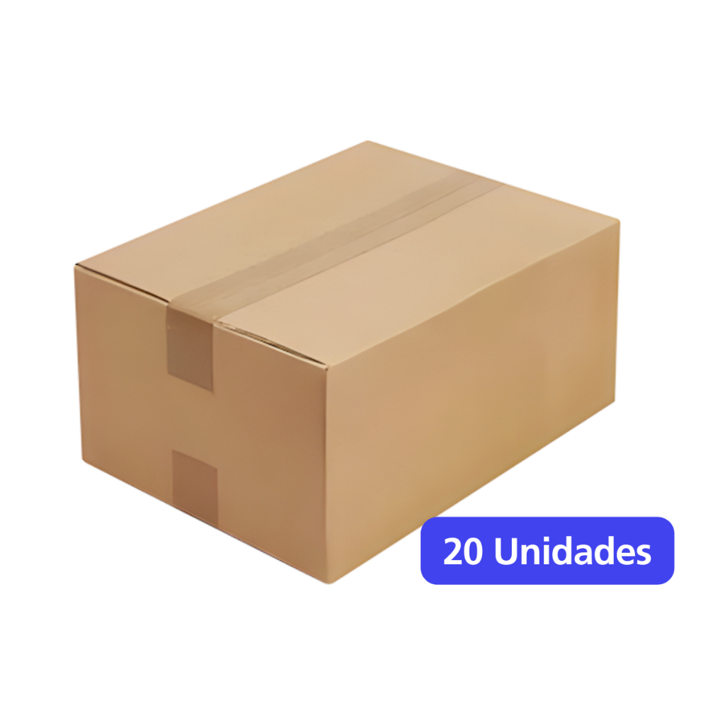 Caixas de Papelão Envios 35x25x25 - 20 unid - Caixa Papelão Para Envios Correios E-commerce Sedex