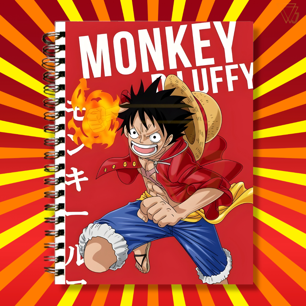 Adesivo Para Capa de Caderno Monkey D. Luffy Anime One Piece Excelente Qualidade