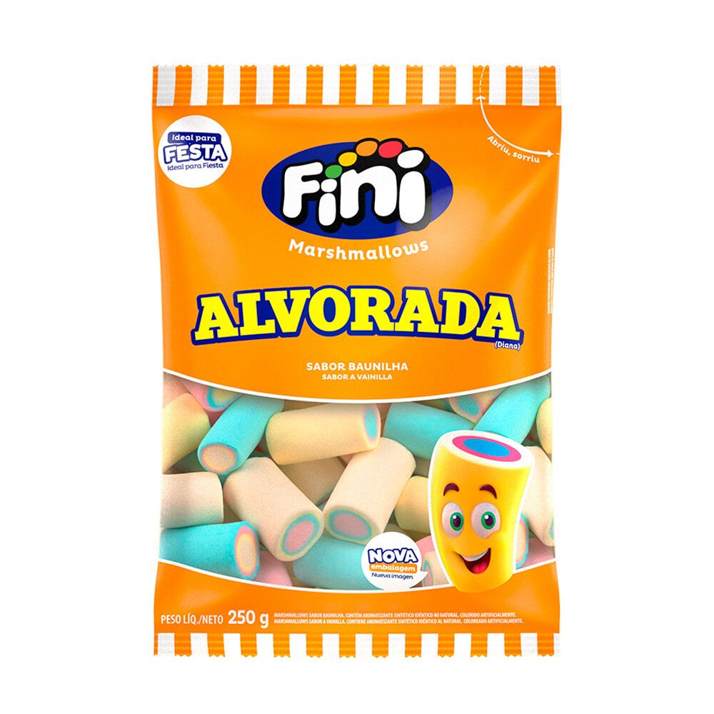 Marshmallow Alvorada 250g - Fini em Oferta na Shopee