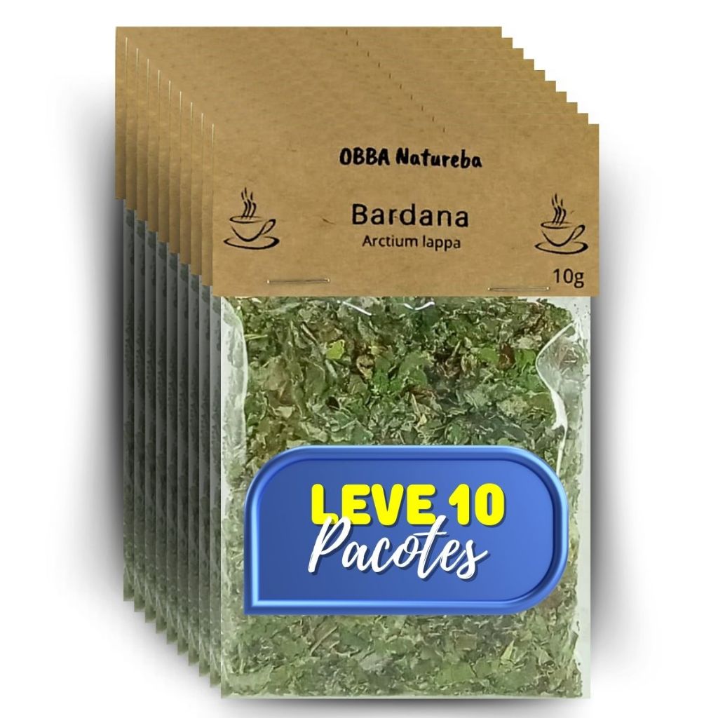10 Pacotes Chá de Bardana | Ervas Próprio para Cha