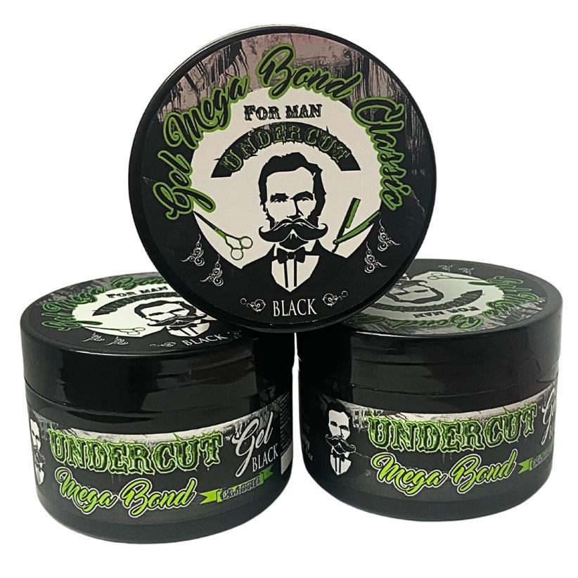 3 Gel Black Undercut For Man Mega Bond Para Cabelo For Men