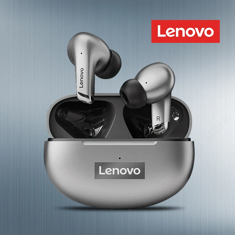 Lenovo-LP5 Fones De Ouvido Bluetooth Sem Fio, Fone De Ouvido De Música HiFi Com Microfone, Fones De Ouvido Esportivos, Fone De Ouvido Impermeável, 100% Original, Novo, 2021