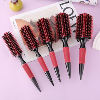 Kit 5 Escovas Profissional cabeleireiro Cerdas de javali e nylon em Oferta na Shopee