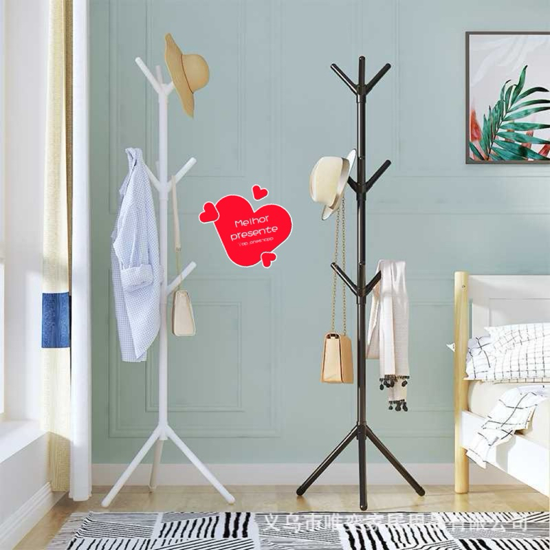 Cabideiro de Chão Mancebo Desmontável Organizador para Roupas e ,Acessorios