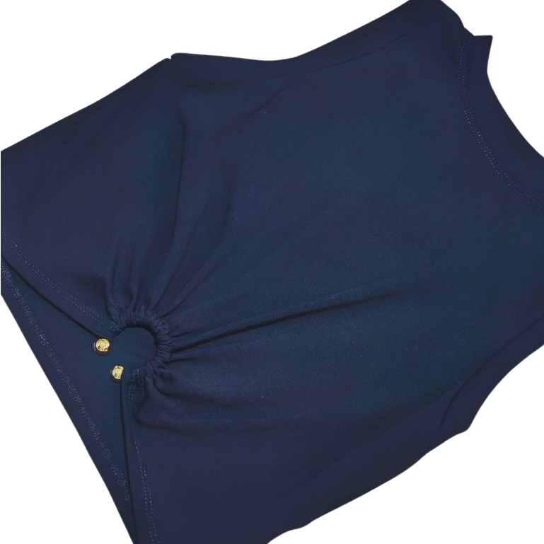 Blusa Moda Feminina Cropped Regata Visco Lycra Lançamento Tendência
