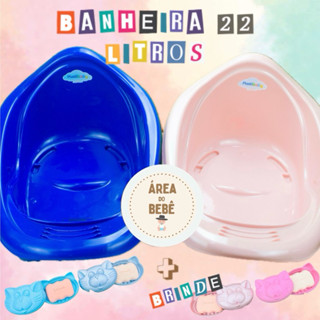 Melhor Banheira de bebe da categoria 22L Resistente Infantil Menina Menino Design Anatômico