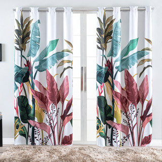 Cortina Blackout 2,80 L x 1,40 A Tecido Estampado (Blecaute Corta Luz Sala Quarto Decoração Estampas Exclusivas)