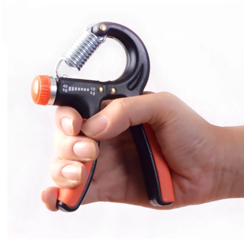 Hand Grip Flexor De Punho Exercício Para Mãos Ajustável Mola 60 Kg Treinar Antebraço