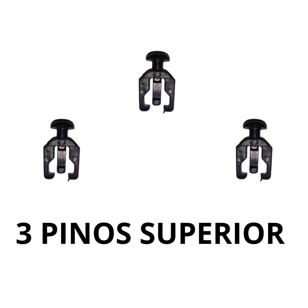 3 Pinos Deslizante De Porta Sanfonada Bcf em Oferta na Shopee