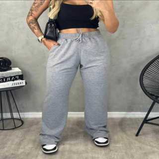 CALÇA PANTALONA EM MOLETOM PARA VOCE FUGIR DO JEANS.