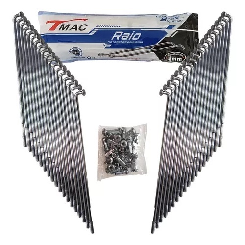 RAIO TRASEIRO TMAC TITAN 125/150 4,0MM TRASEIRO/ DIANTEIRO A LONA