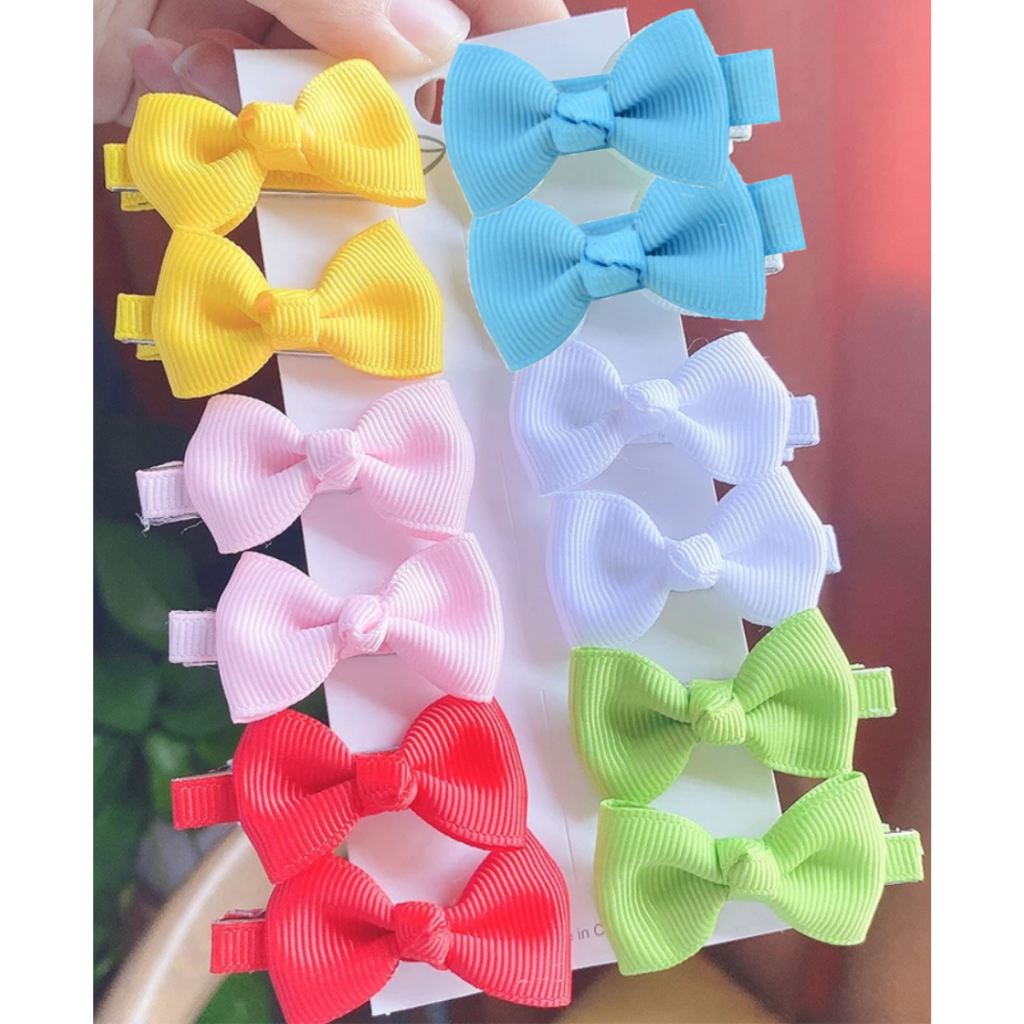 Laços Lacinho De Presilha Para Bebê Menina Infantil Nó Kit 06 Unid.