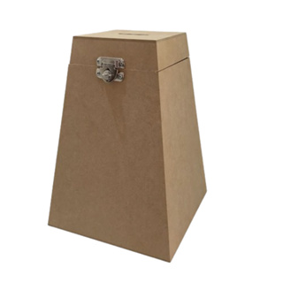 Urna 20x20x30,5 Fecho Cadeado 6mm Mdf em Oferta na Shopee