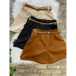 SHORTS ALFAIATARIA PREMIUM COM CINTO /PROMOÇÃO 49,99