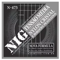 Encordoamento Nig De Nylon Para Violão com Bolinha N475
