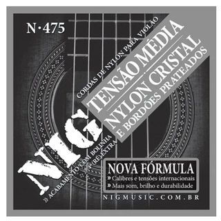 Encordoamento Nig De Nylon Para Violão com Bolinha N475