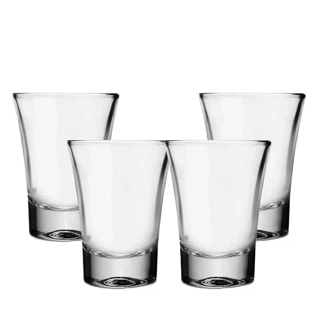 Kit4 Copo Shot Whisky Tequila Licor Cachaça 40ML