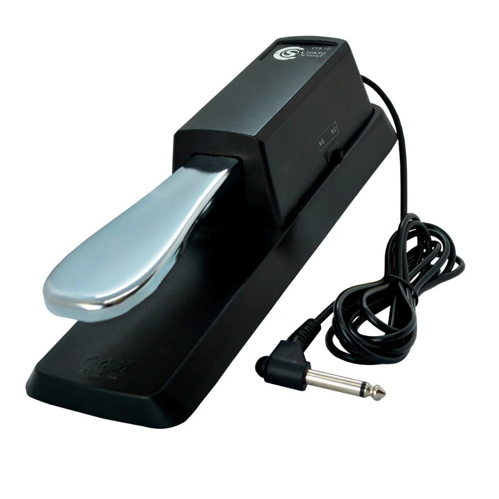 Pedaleira Sustain Para Teclado Pedal Sustain Cps 10 Preta
