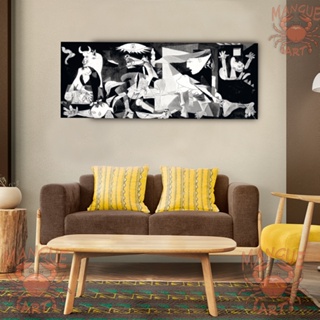 Quadro decorativo Pablo Picasso, Guernica arte vlassica cubista em tela acetinada. pronto para pendurar. em Oferta na Shopee