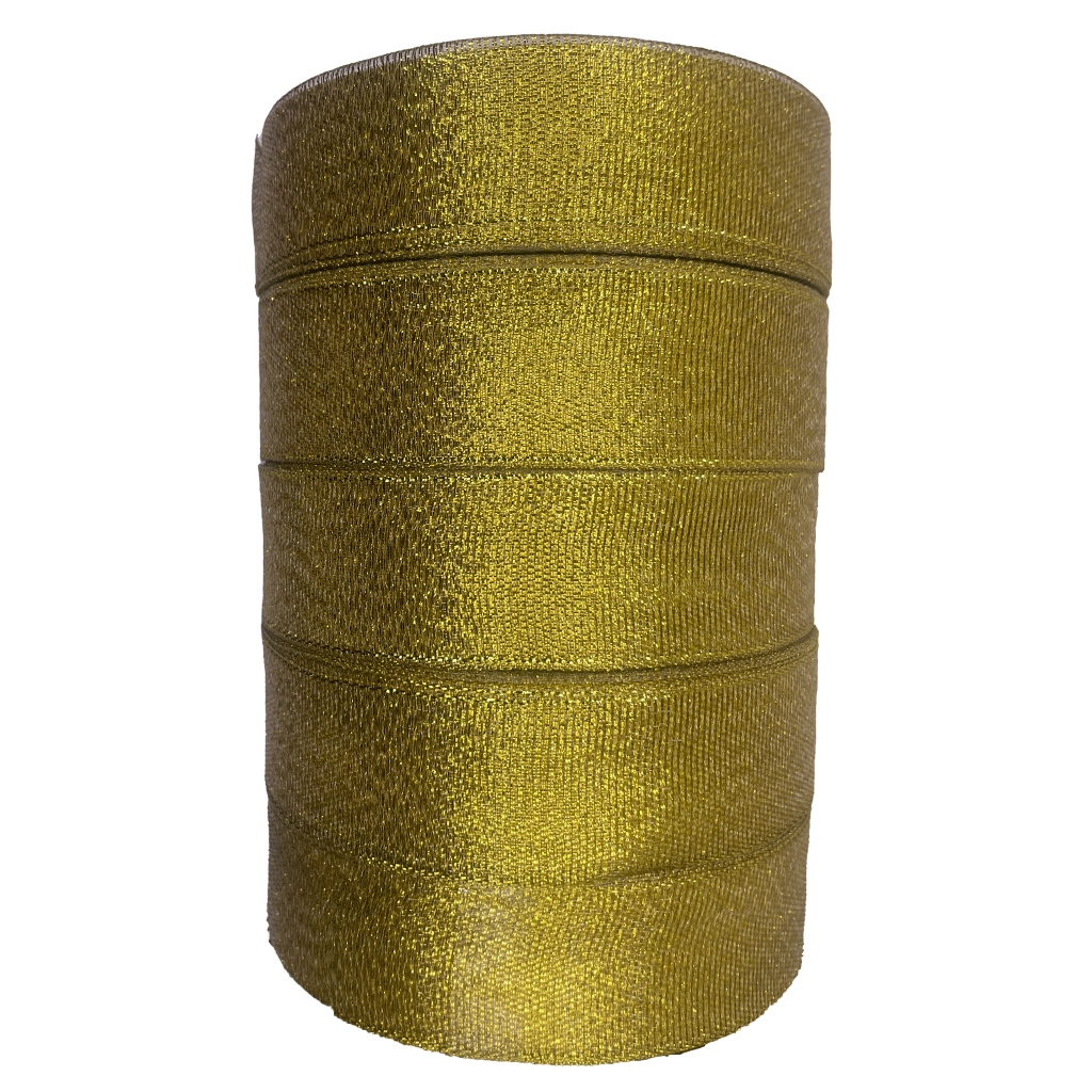 Fita Organza Irizada lurex Glitter N 5 - 25mm Com 23 Metros