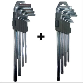 Kit Jogo de Chave Torx+ Jogo de Chave Allen ( 18 Chaves ) Longas Grande em Oferta na Shopee