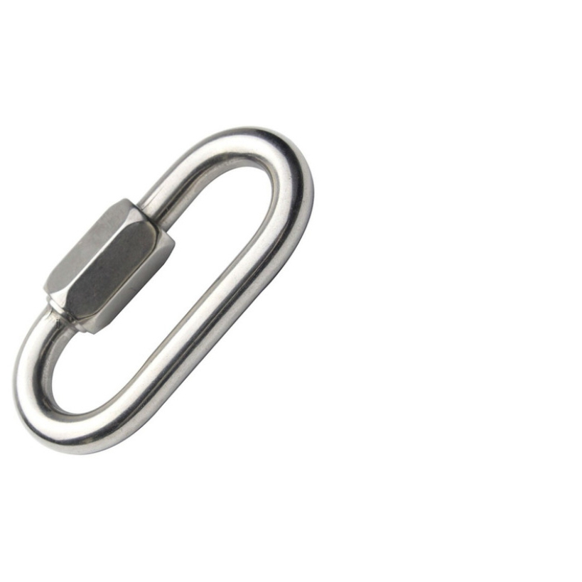 Mosquetão Aço Carbono Galvanizado 9x83mm 900kg Trava Rosca