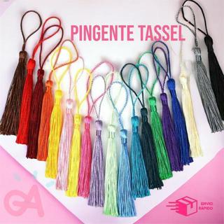 Pingente De Seda Tassel - 7.0 cm - Pacote com 100 unidades OU 10 unidades em Oferta na Shopee