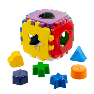 Cubo Educativo Pedagógico Para Montar - Desenvolvimento Infantil - com selo Inmetro em Oferta na Shopee