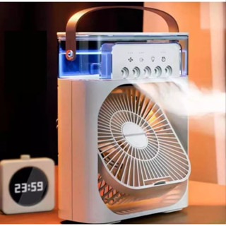 ventilador refrigerador de ar Umidificador USB Led Ventilador Portátil com Reservatório 600ml
