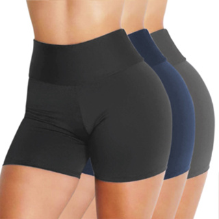 Kit 3 Shorts Suplex Legging Academia Cós Alto Não fica Transparente em Oferta na Shopee