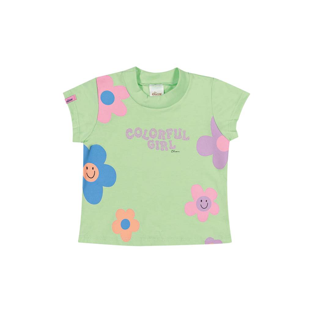 Blusa Feminina Infantil Menina Colorful Girl - Elian 231862